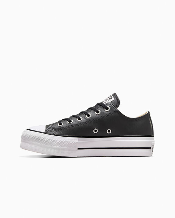 Chuck Taylor All Star Leather Platform Women's Low Top Shoe