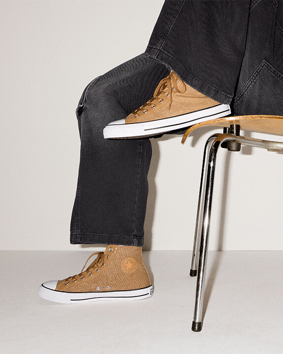 靴 CONVERSE JACK STAR GOLD SUEDE 28cm CONVERSE STAR & BARS (JACK STAR) GOLD SUEDE（本革）ジャック