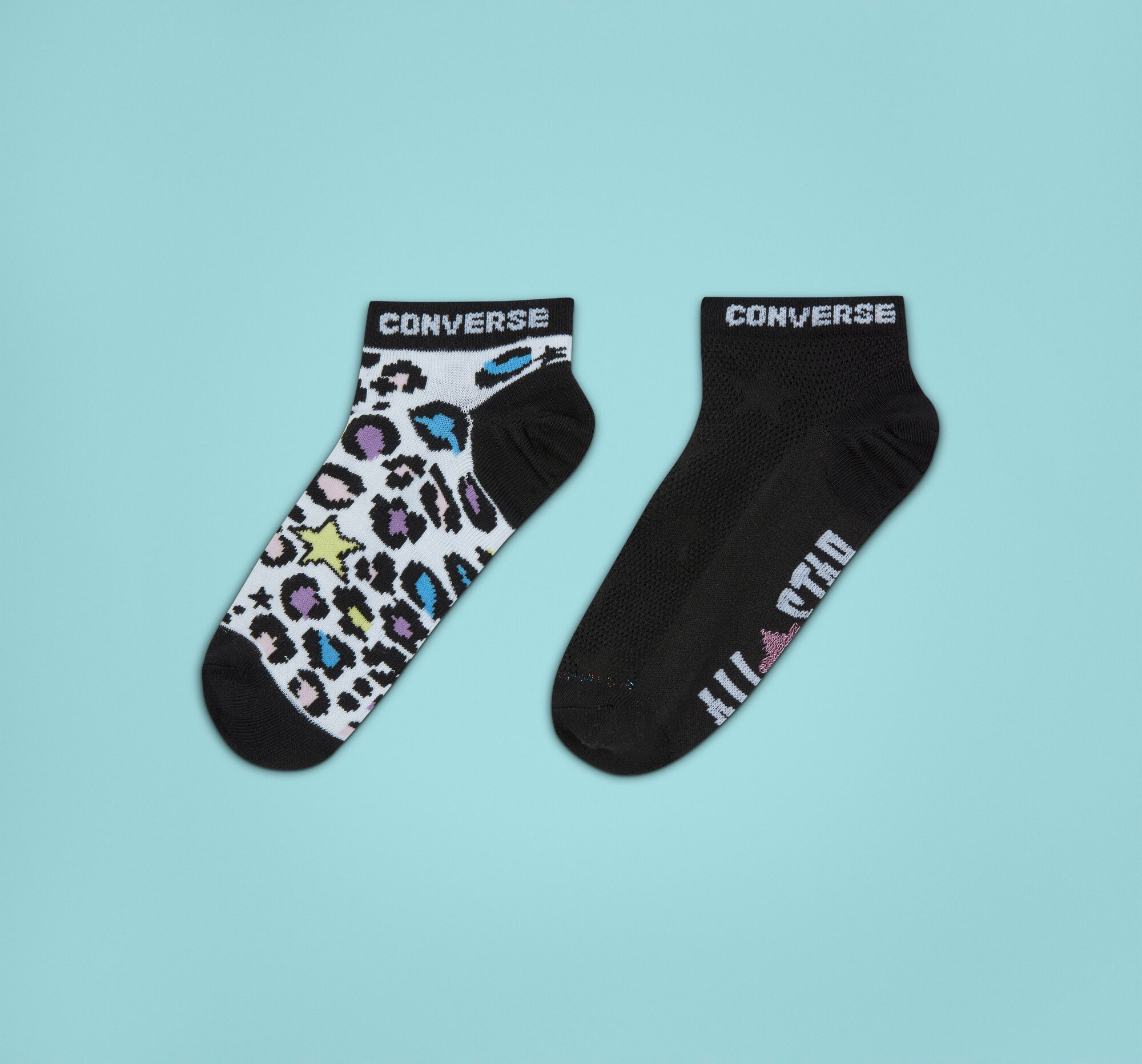 Glitter Laces NoShow 2Pack Girls' Socks.