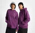 Converse Go-To Embroidered Star Chevron Standard-Fit Fleece Hoodie Quantum Violet