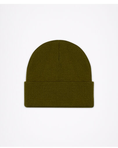 Foundation Beanie Dark Moss, 3/4 View