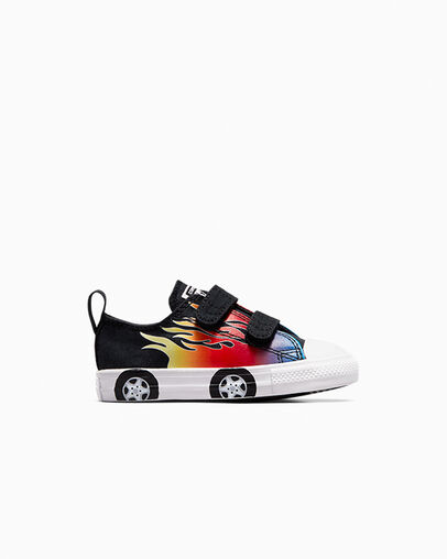 Chuck Taylor All Star Easy-On Cars Black/Black/White, Outer Side View