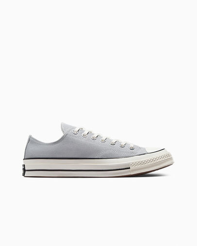 Chuck 70 Canvas Grey Area/Egret/Black, Outer Side View