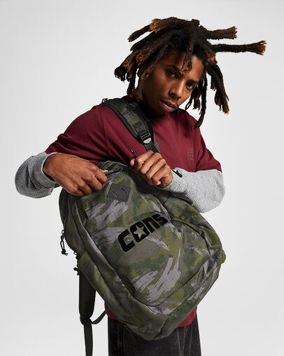 Camo Utility Backpack Paint Camo - Cave Green