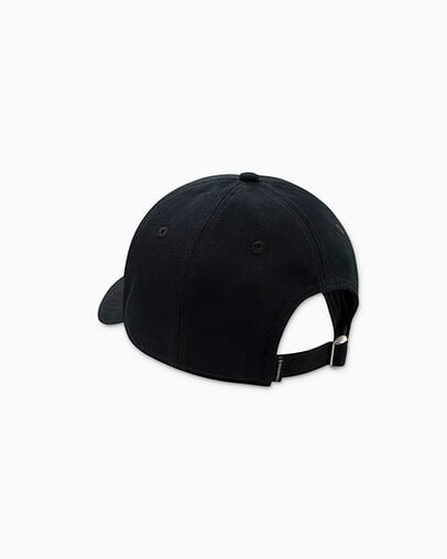 Day 1 Chuck Patch Baseball Cap Black, 3/4 View