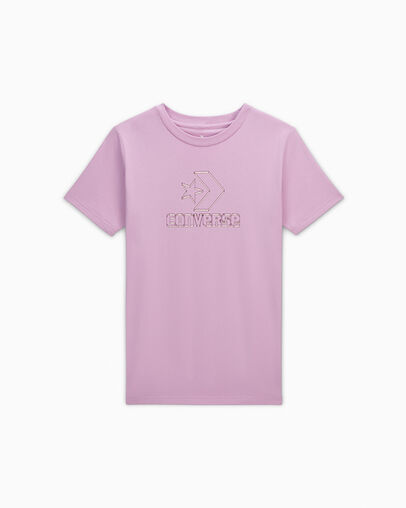 Star Chevron T-Shirt Classic Amethyst, Front View