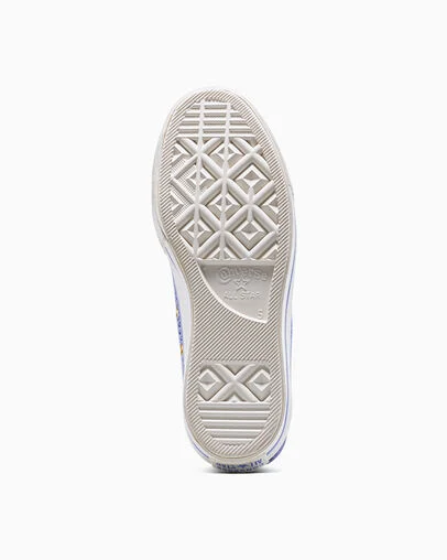 Chuck Taylor All Star Lift Platform Knit Violet Heat/Violet Heat/Egret, Outsole View