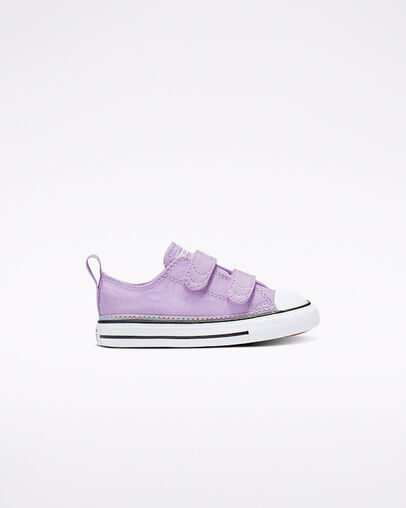 Mars Raver Hook and Loop Chuck Taylor All Star Lilac Mist/White/Black