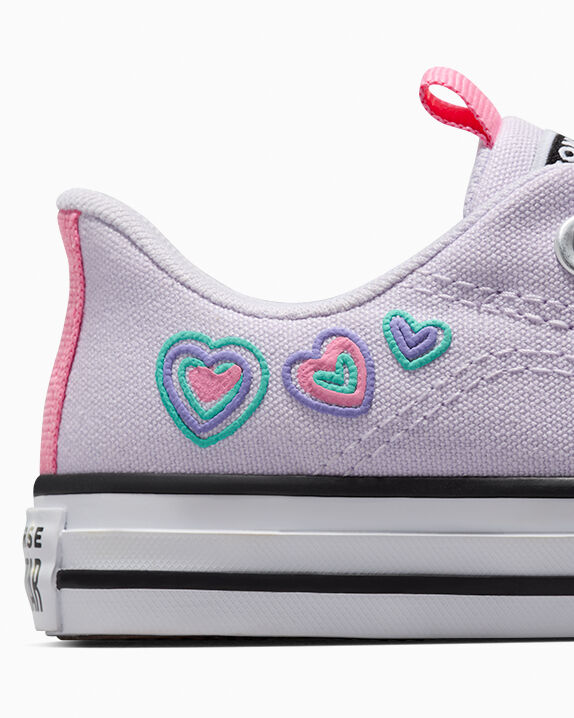 Chuck Taylor All Star Rave Hearts Little Kids Low Top Shoe