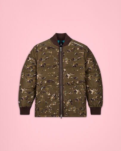 Down Printed Mid Surplus Olive Camo