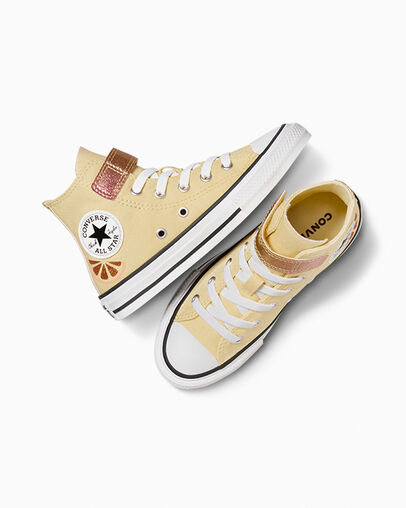 Chuck Taylor All Star Easy On Citrus Like Butter Yellow/Donut Glaze/White, Angled View