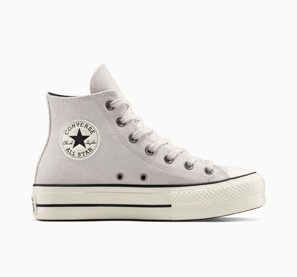Chuck Taylor All Star Lift Platform Suede Bone Cold/Egret/Black