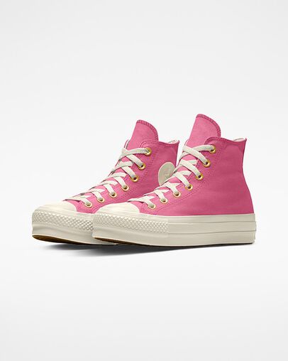 pink converse shoes