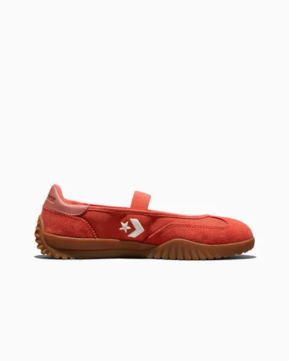 Run Star Trainer Ballet Flat Smoked Paprika Red/Burn Out Brown/Gum, Outer Side View