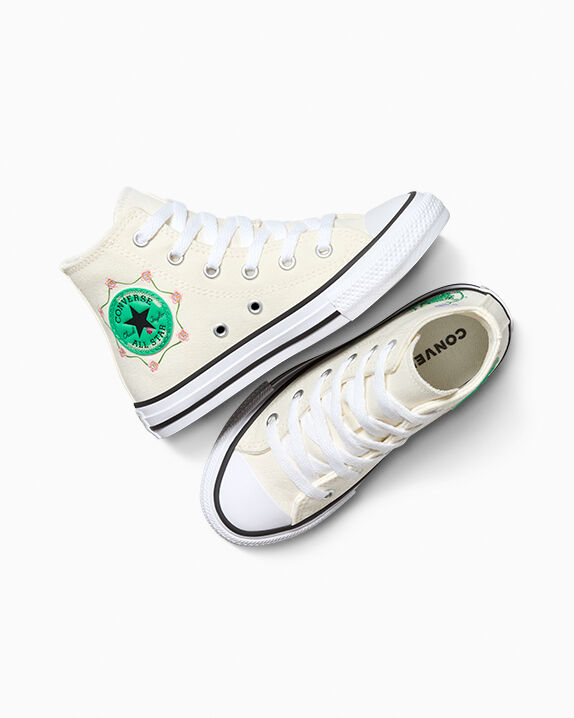Chuck Taylor All Star Lily Pad Little Kids High Top Shoe. Converse.com