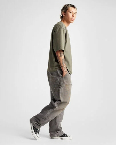 Chuck 70 All Star Yin-Yang Black/Egret/Black, On Foot Shot 1