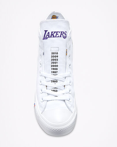 Los Angeles Lakers Converse x NBA Chuck Taylor All Star White/White/White