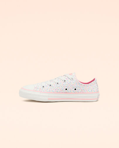 Chuck Taylor All Star Sprinkles Low Top White/Pink Glow/White