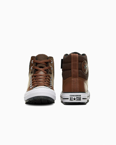 Chuck Taylor All Star Berkshire Boot Bear Nap Brown/Black/White, Heel View