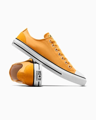 Chuck Taylor All Star Polyester & Suede Sunflower Gold/White/Bananas, Detail Angle View