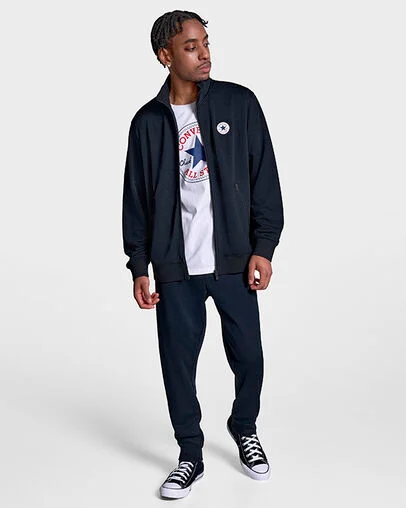 Retro Track Jacket Black