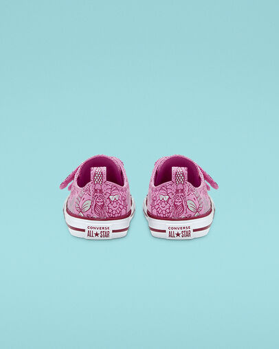 Underwater Party Easy-On Chuck Taylor All Star Peony Pink/Rose Maroon/White