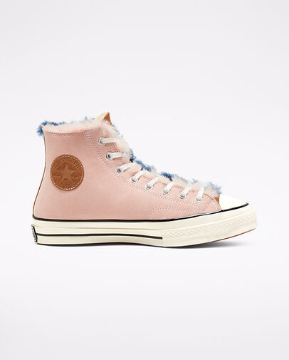 Shearling Chuck 70 Navy Blue/Baby Pink/Egret