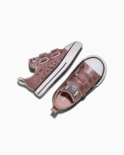 Chuck Taylor All Star Easy-On Glitter & Sequins Petal Pit/Amethyst/White