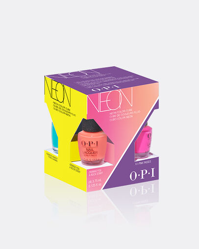 OPI Neon Color Cube MULTI, Front View