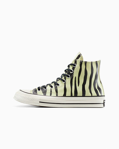 Glow-In-The-Dark Zebra Print Light Dune/Black/Egret, Inner Side View