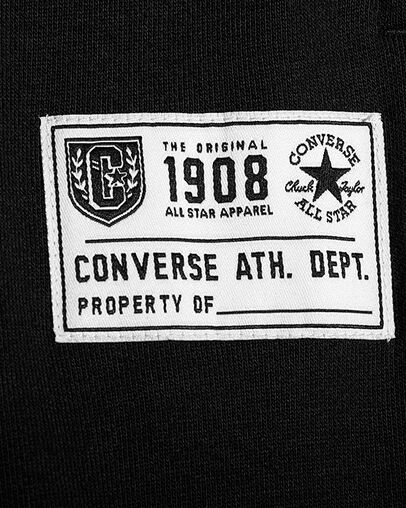 Retro Remix Joggers Black, Full Body View