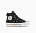 Chuck Taylor All Star Lift Platform Polka Dot & Bow Black/White/Black