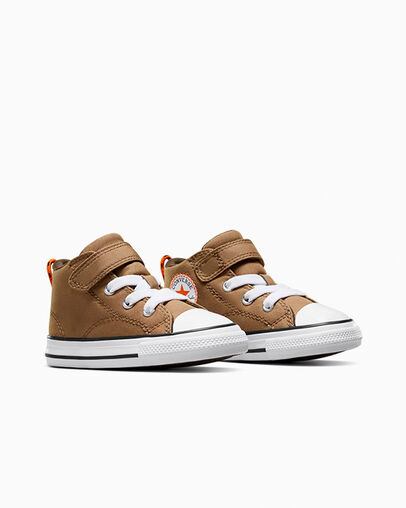 Chuck Taylor Alt Star Malden Street Hot Tea/Orange/White, Top and Side View