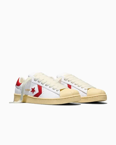 Converse x GOLF le FLEUR* Pro Leather White/Molten Lava/Banana Crepe