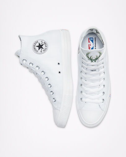 Milwaukee Bucks Converse x NBA Chuck Taylor All Star White/White/White