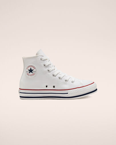 Everyday Platform Chuck Taylor All Star White/Midnght Navy/Garnet