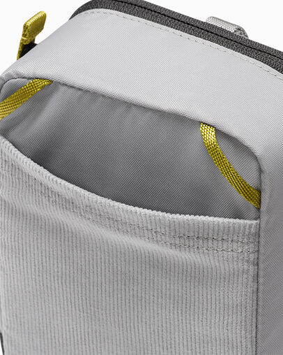 Corduroy Convertible Crossbody Bag Classic Grey