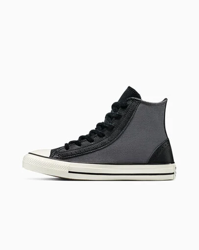 Chuck Taylor All Star Fleece Lined Dark Matter/Black/Egret, Inner Side View