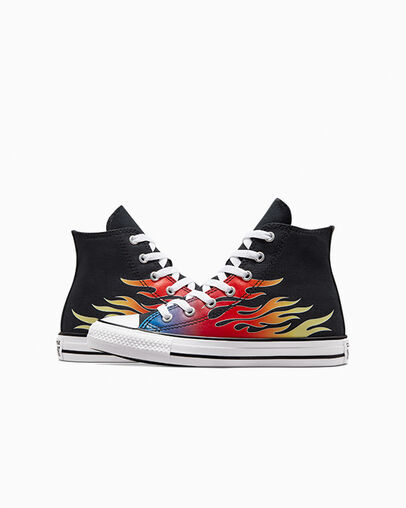 Chuck Taylor All Star Cars Black/Black/White, Detail Angle View