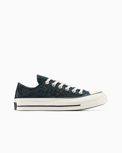 Chuck 70 Satin Leopard Black/Total Eclipse/Egret, Outer Side View