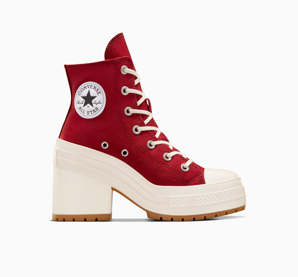 Chuck 70 De Luxe Heel Park Red/Natural Ivory/Black