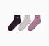 3-Pack Quarter Socks Frozen Acai