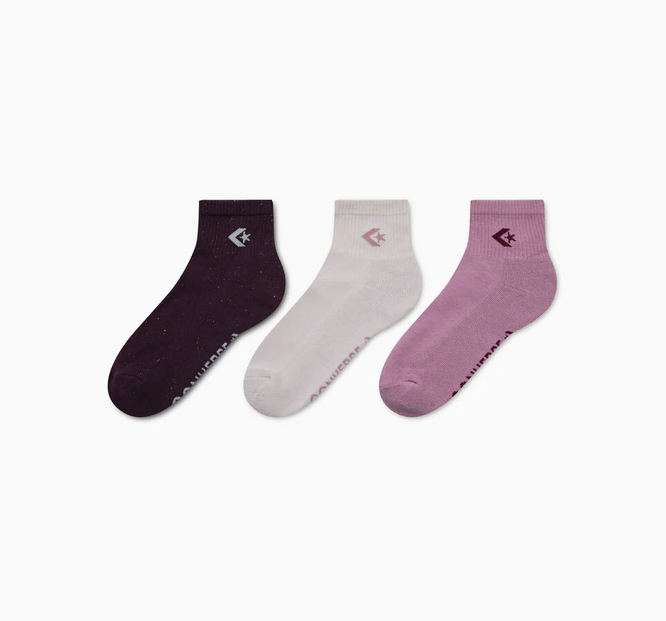 3-Pack Quarter Socks Frozen Acai