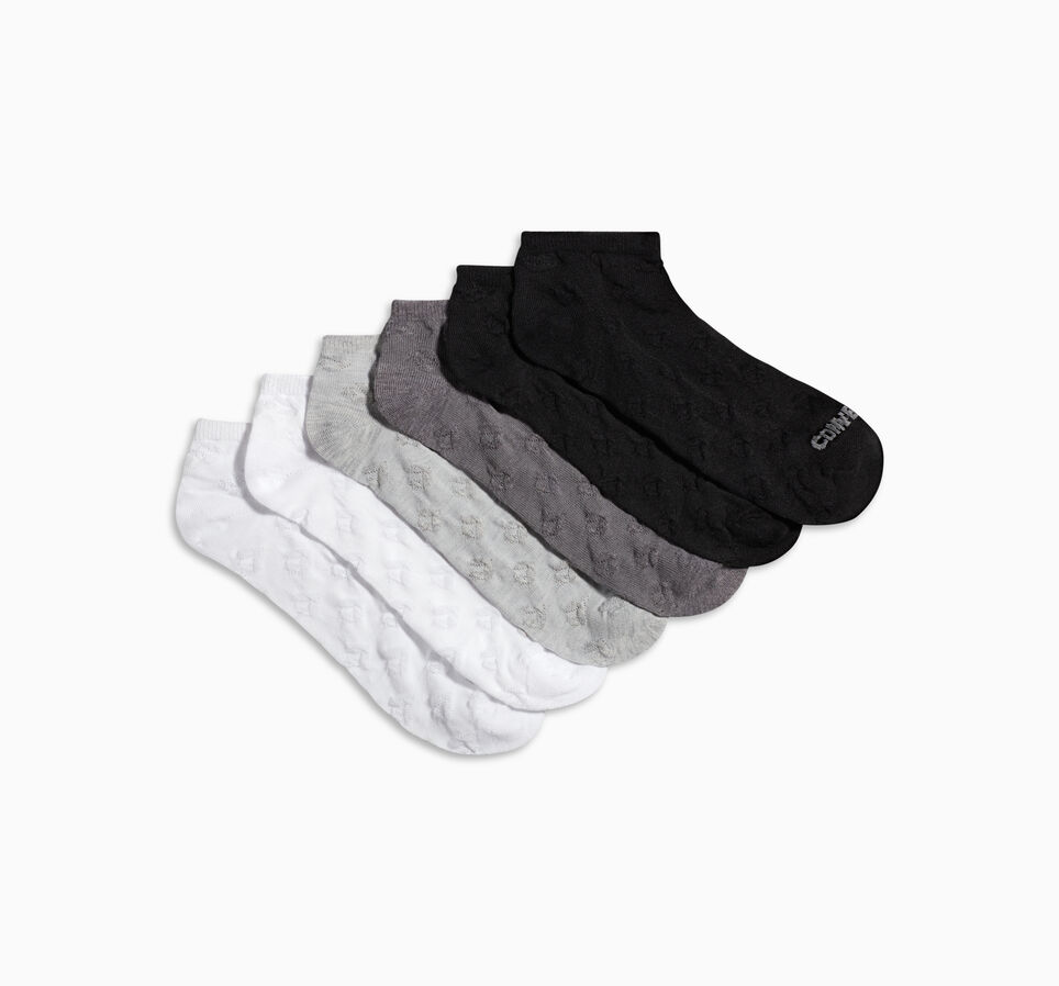 6-Pack Pointelle No-Show Socks Neutral