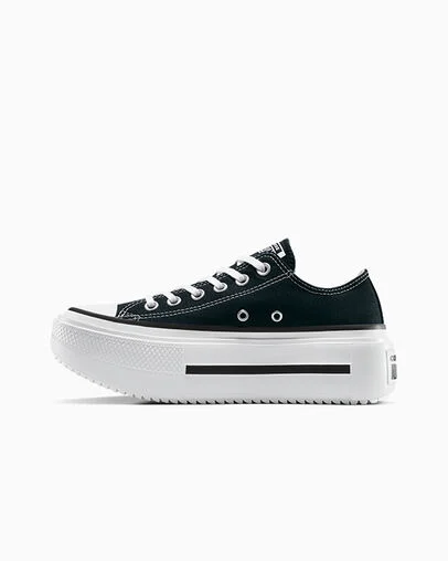 Chuck Taylor All Star Lift Double Stack Platform Canvas Black/White/Black, Inner Side View
