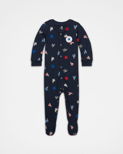 Sneaker Footed Coverall Obsidian