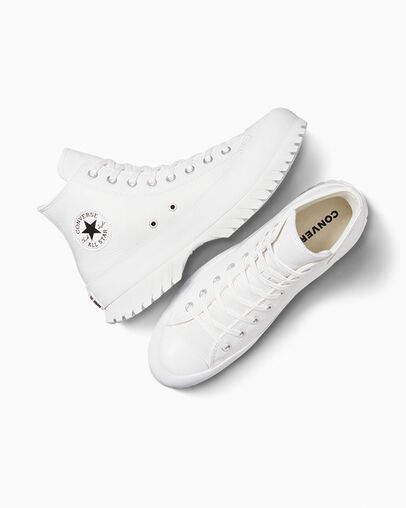 Converse Shoes White Leather Lugged Converse Women's Converse