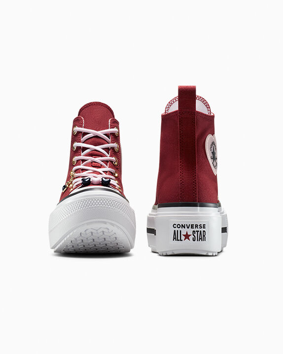 Chuck Taylor All Star Double Stack Platform Heart Charm Unisex