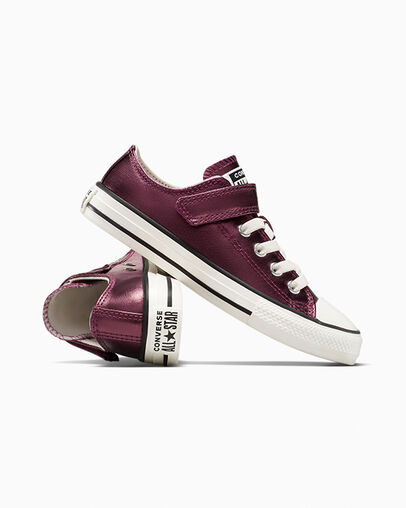 Chuck Taylor All Star Metallic Easy On Mesa Rose/Egret/Black, Detail Angle View