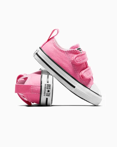 Chuck Taylor All Star Easy-On Canvas Pink, Detail Angle View
